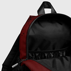 Детский рюкзак Символ Quake и краска вокруг на темном фоне, цвет: 3D-принт — фото 2