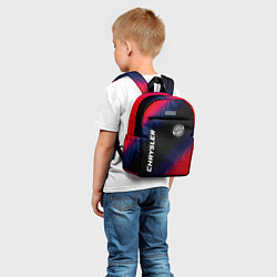 Детский рюкзак Chrysler красный карбон, цвет: 3D-принт — фото 2