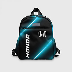 Детский рюкзак Honda неоновые лампы, цвет: 3D-принт
