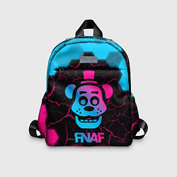 Детский рюкзак FNAF мишка - neon gradient, цвет: 3D-принт