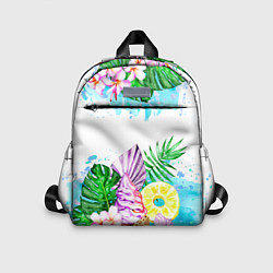 Детский рюкзак Тропический рай и мороженое, цвет: 3D-принт