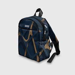 Детский рюкзак Абстрактный фон сетка, цвет: 3D-принт — фото 2