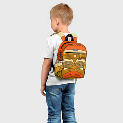 Детский рюкзак Polynesian tiki APATHY, цвет: 3D-принт — фото 2