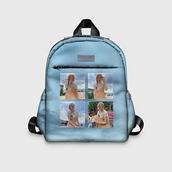 Детский рюкзак ROSE COLLAGE, цвет: 3D-принт