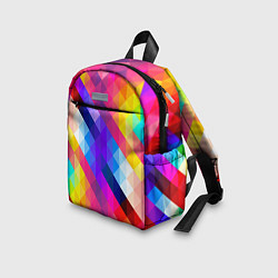Детский рюкзак Яркие квадраты, цвет: 3D-принт — фото 2