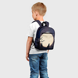 Детский рюкзак Волчица и луна, цвет: 3D-принт — фото 2