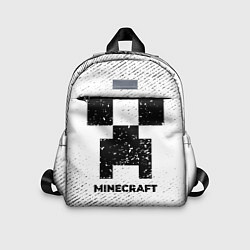 Детский рюкзак Minecraft с потертостями на светлом фоне, цвет: 3D-принт