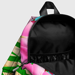 Детский рюкзак Колибри и орхидеи, цвет: 3D-принт — фото 2