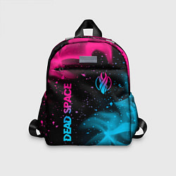 Детский рюкзак Dead Space - neon gradient: символ и надпись верти, цвет: 3D-принт