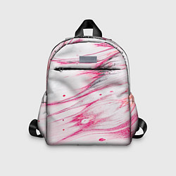Детский рюкзак Красные разводы, цвет: 3D-принт
