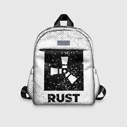 Детский рюкзак Rust с потертостями на светлом фоне, цвет: 3D-принт