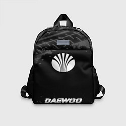 Детский рюкзак Daewoo speed шины на темном: символ, надпись, цвет: 3D-принт