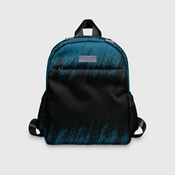 Детский рюкзак Синие штрихи на черном