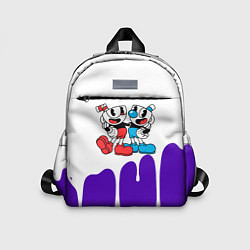 Детский рюкзак Cuphead потёки, цвет: 3D-принт