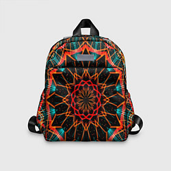 Детский рюкзак Фрактальная мандала, цвет: 3D-принт
