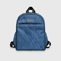 Детский рюкзак Деним - джинсовая ткань текстура, цвет: 3D-принт