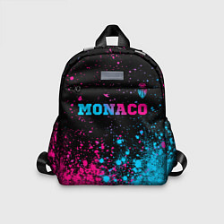 Детский рюкзак Monaco - neon gradient: символ сверху, цвет: 3D-принт