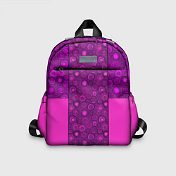 Детский рюкзак Розовый комбинированный неоновый узор