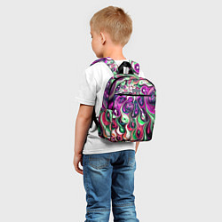 Детский рюкзак Движение вируса, цвет: 3D-принт — фото 2