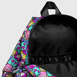 Детский рюкзак Человечки с наушниками, цвет: 3D-принт — фото 2
