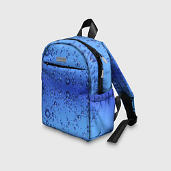 Детский рюкзак Капли воды - текстура, цвет: 3D-принт — фото 2