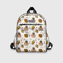 Детский рюкзак Череп с волосами, цвет: 3D-принт