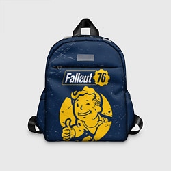 Детский рюкзак FALLOUT 76 - Черточки, цвет: 3D-принт