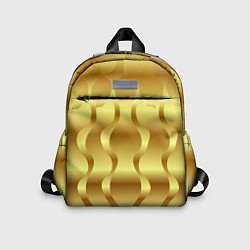Детский рюкзак Золото абстрактная графика, цвет: 3D-принт