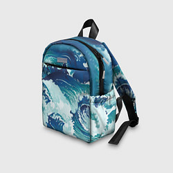Детский рюкзак Несущиеся морские волны, цвет: 3D-принт — фото 2