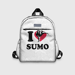 Детский рюкзак I love sumo fighter, цвет: 3D-принт