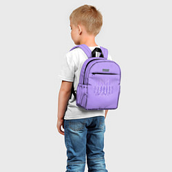 Детский рюкзак BTS live goes on purple, цвет: 3D-принт — фото 2