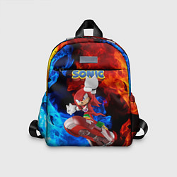 Детский рюкзак Knuckles Echidna - Sonic - Video game, цвет: 3D-принт