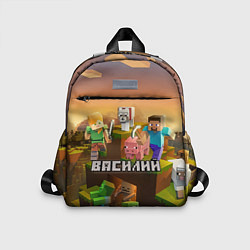Детский рюкзак Василий Minecraft, цвет: 3D-принт