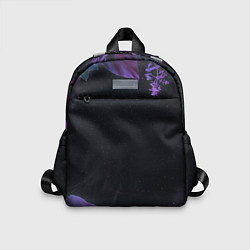 Детский рюкзак Неоновые космические тропики, цвет: 3D-принт