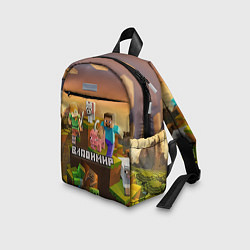 Детский рюкзак Владимир Minecraft, цвет: 3D-принт — фото 2