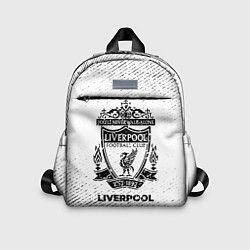 Детский рюкзак Liverpool с потертостями на светлом фоне, цвет: 3D-принт