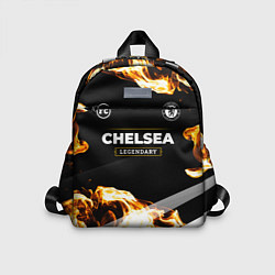 Детский рюкзак Chelsea legendary sport fire, цвет: 3D-принт