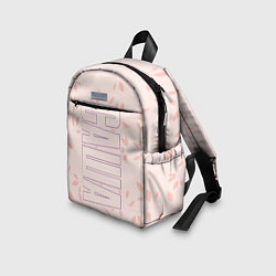 Детский рюкзак Саша по-вертикали с розовым фоном, цвет: 3D-принт — фото 2