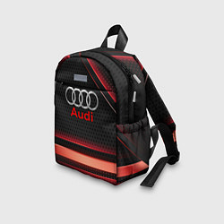 Детский рюкзак Audi абстракция карбон, цвет: 3D-принт — фото 2