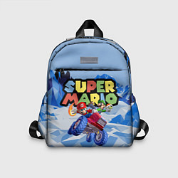 Детский рюкзак Марио и Луиджи гонщики - Super Mario, цвет: 3D-принт
