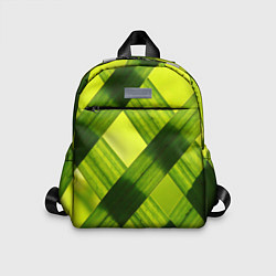 Детский рюкзак Узор из натуральной травы, цвет: 3D-принт