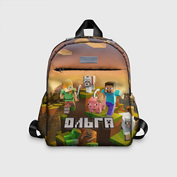 Детский рюкзак Ольга Minecraft, цвет: 3D-принт