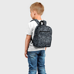 Детский рюкзак Пиксельный паттерн - минимализм, цвет: 3D-принт — фото 2