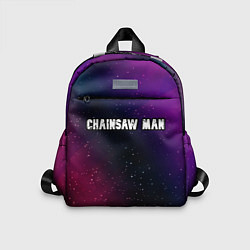 Детский рюкзак Chainsaw Man gradient space, цвет: 3D-принт