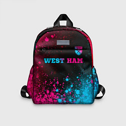 Детский рюкзак West Ham - neon gradient: символ сверху