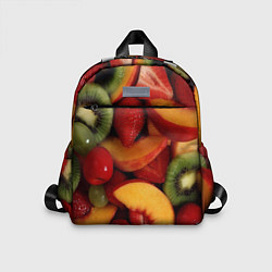 Детский рюкзак Фруктово ягодный фон