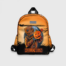 Детский рюкзак Хэллоуин убийца с тыквой, цвет: 3D-принт