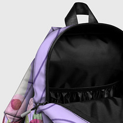 Детский рюкзак Девушка с тюльпанами, цвет: 3D-принт — фото 2