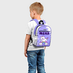 Детский рюкзак Женя кошка единорожка, цвет: 3D-принт — фото 2