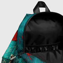 Детский рюкзак Голубой туман и брызки красок, цвет: 3D-принт — фото 2